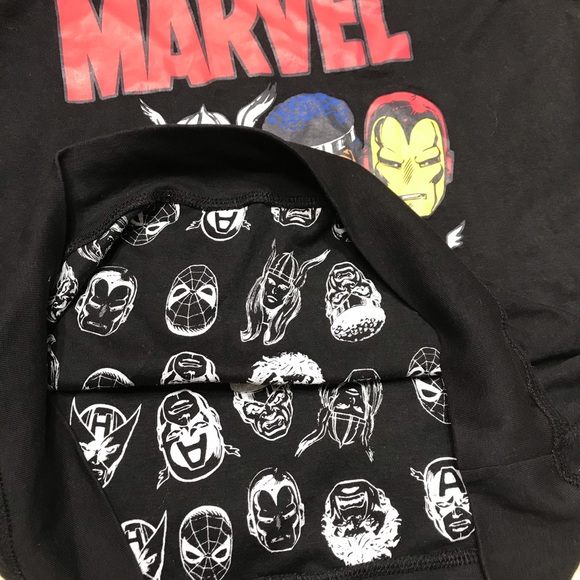 MARVEL COMIC BOOK FACES SWEATSHIR SIZE XXL - Picture 4 of 7